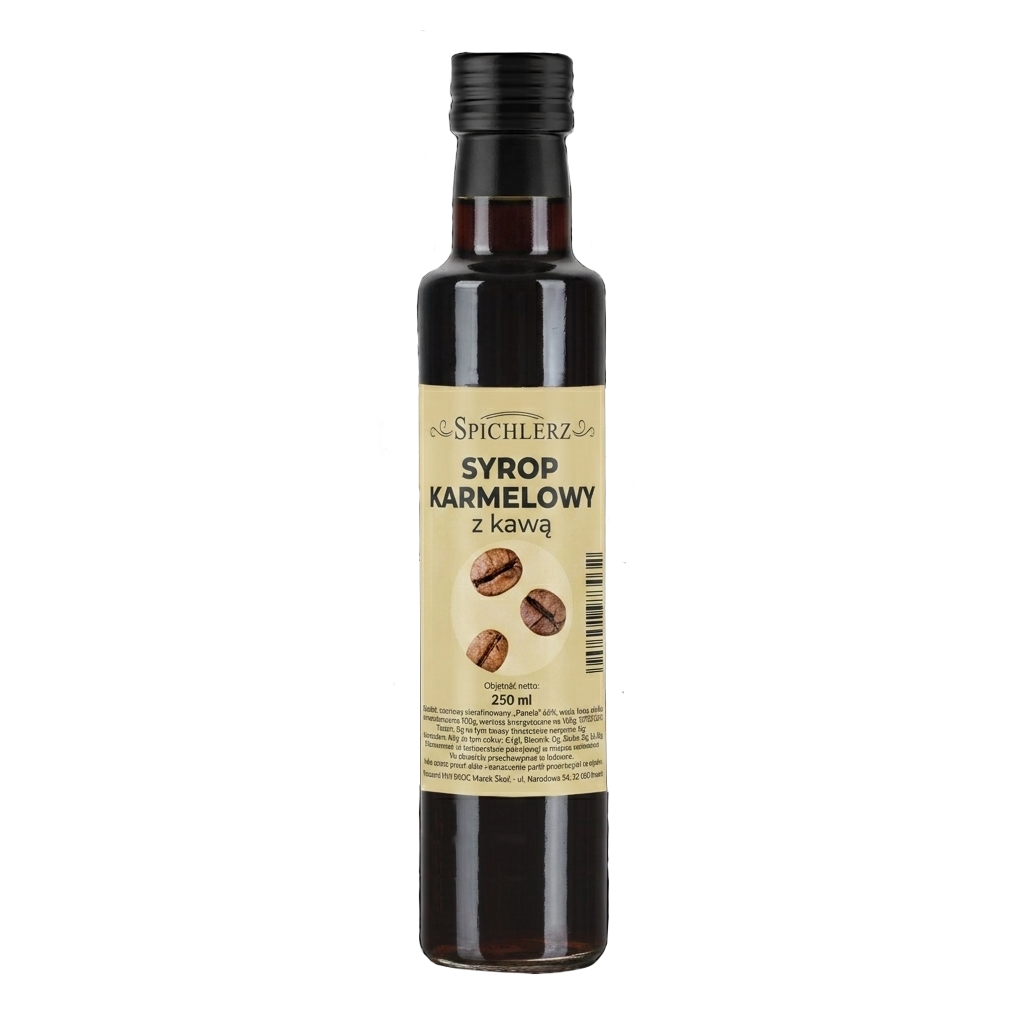 Syrop karmelowy z kawą 250 ml